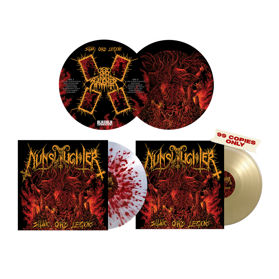 Nunslaughter - Satanic Chaos Legions - All Vinyl Bundle