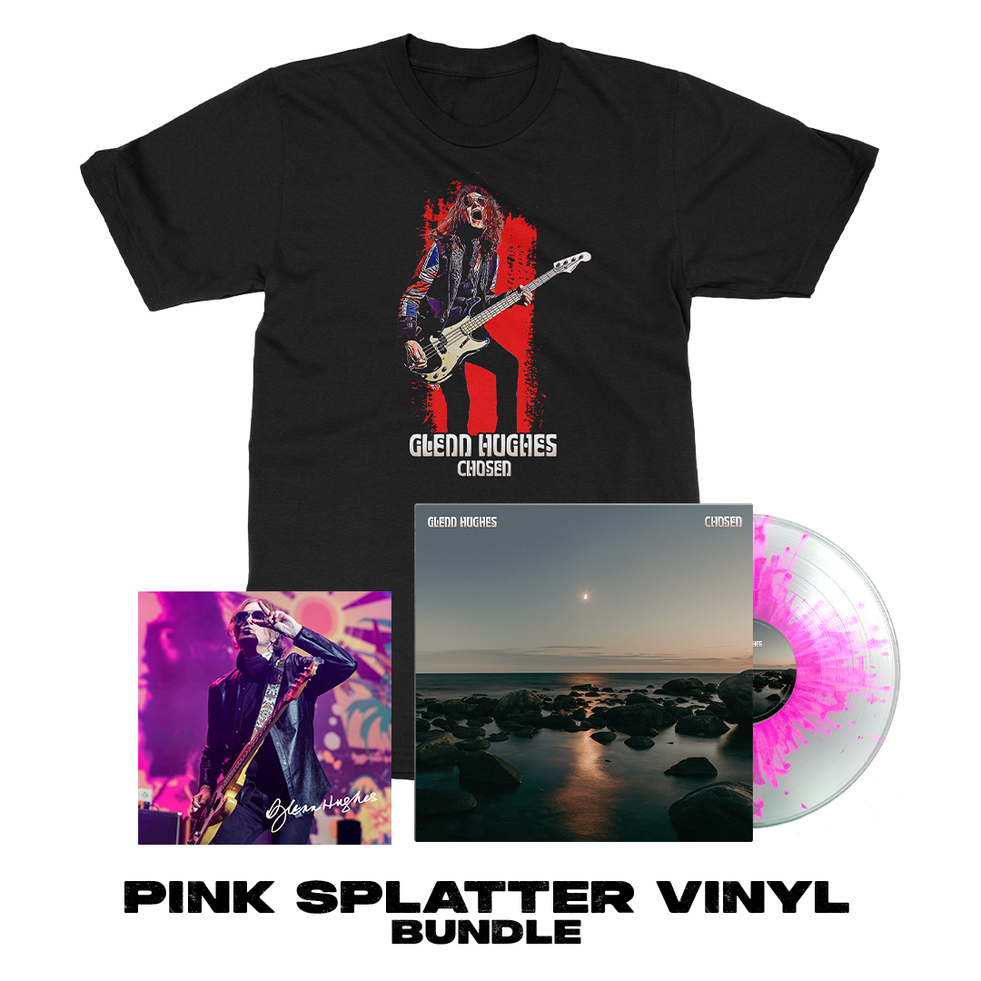 Glenn Hughes - Chosen - Pink Splatter Vinyl Bundle