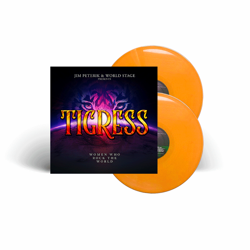 Jim Peterik & World Stage - Tigress - Women Who Rock The World - Orange 2xLP