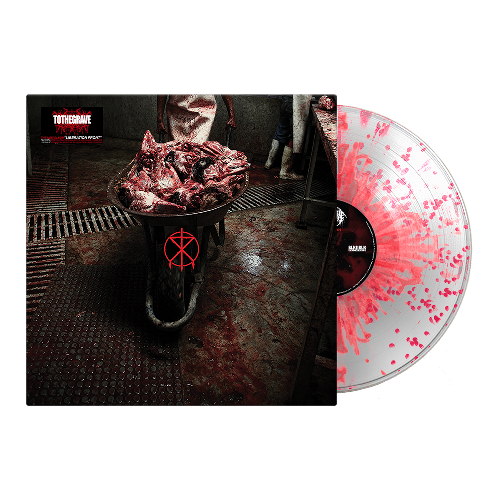 To The Grave - Liberation Front -  Crystal Red Splatter LP