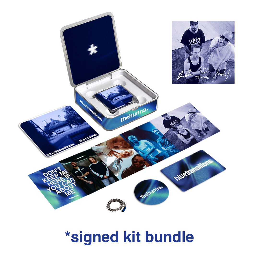 The Hunna - blue transitions - Signed KiTalbum Bundle