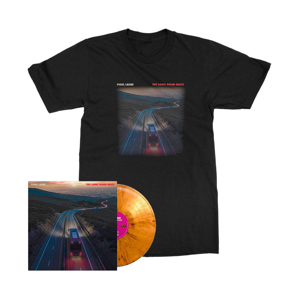 Paul Laine - The Long Road Back - Vinyl Merch Bundle
